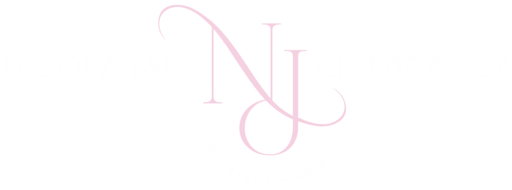 Nicola Jane Celebrancy logo (for dark backgrounds)